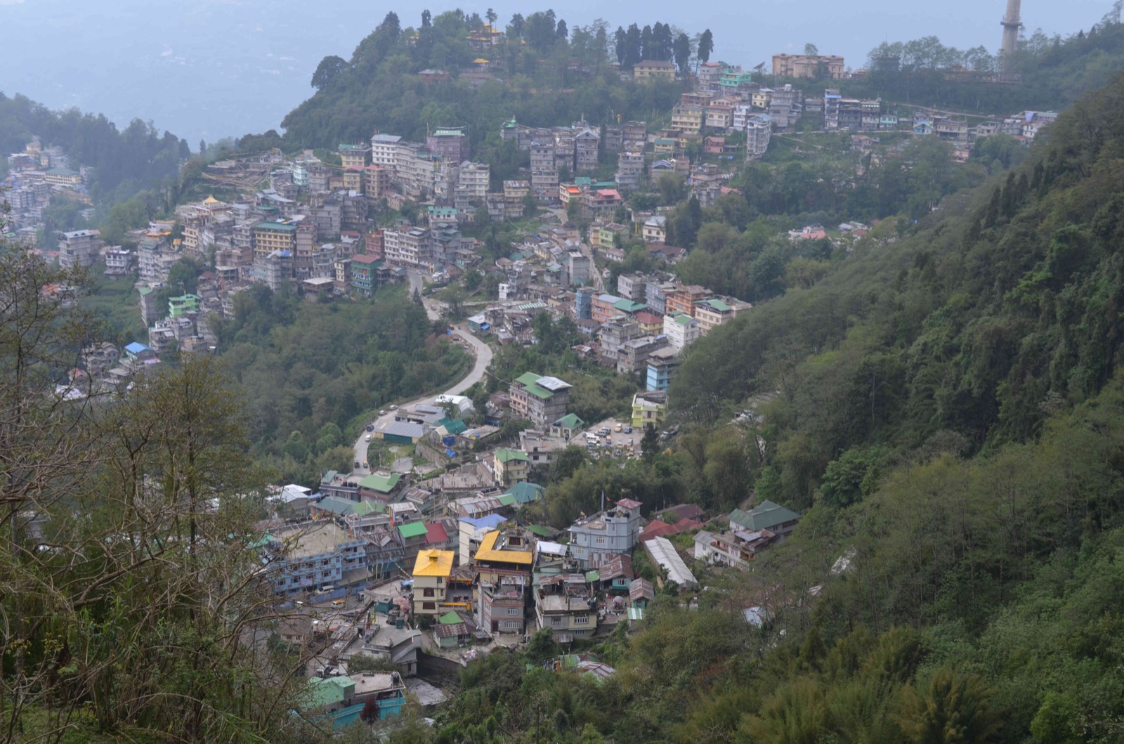 Hillside town of Gangtok, East Sikkim